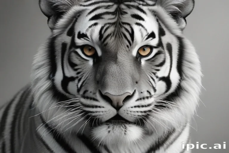 tiger clipart black and white