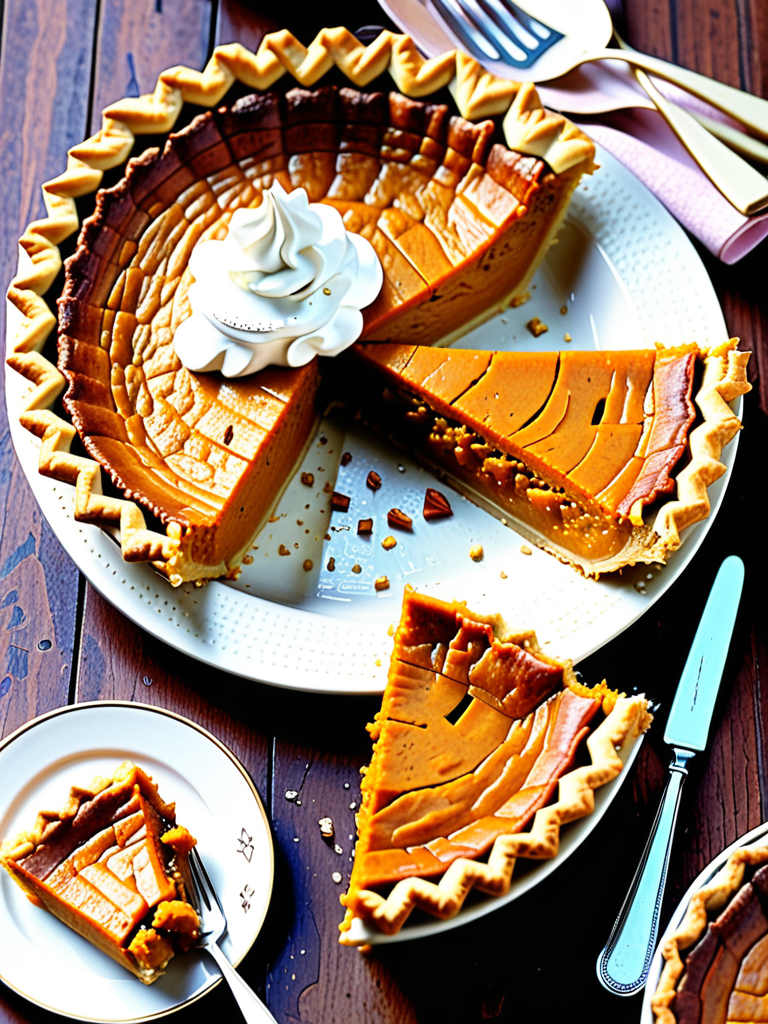 pumpkin and sweet potato pie