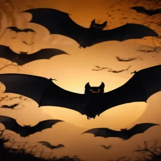 halloween bats images
