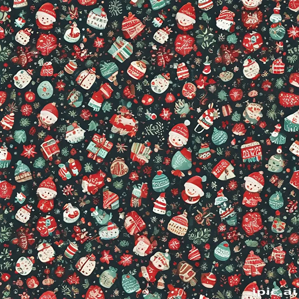 christmas pattern background