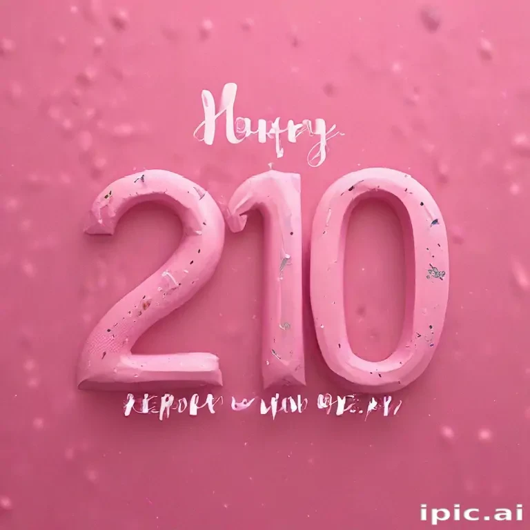 pink happy new year 2024