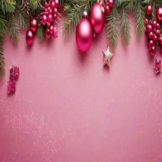 pink christmas background