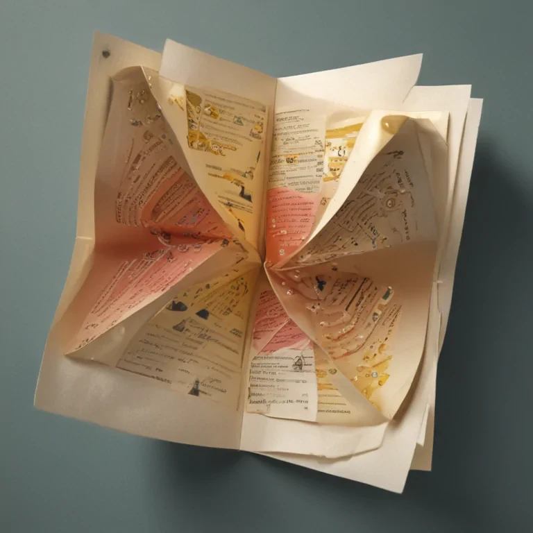 folded paper png