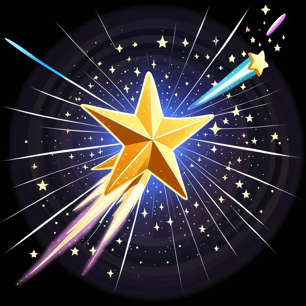 shooting star png