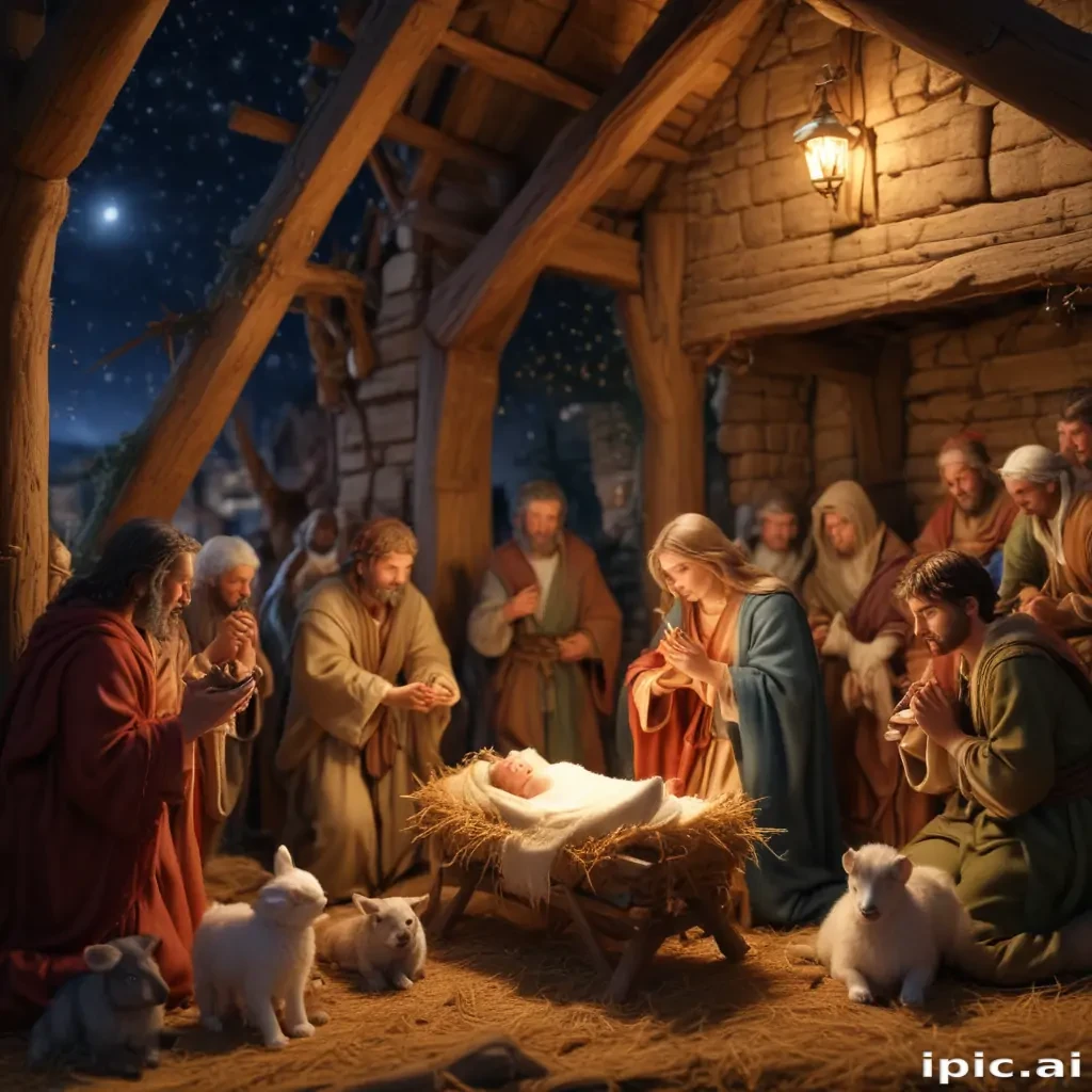 manger scene images free
