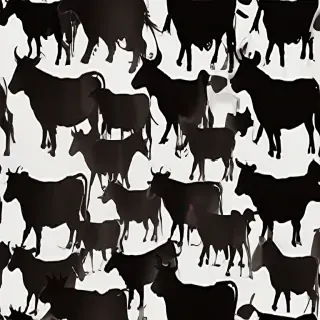 cow silhouette