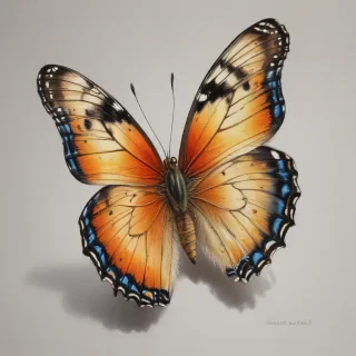 butterflies sketches