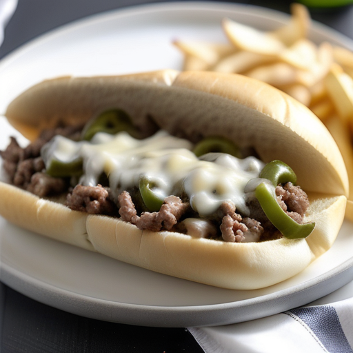 ground beef philly cheesesteak recipe