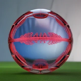 transparent football