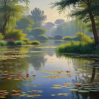 monet paintings wallpaper