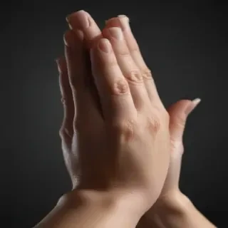 praying hands transparent background