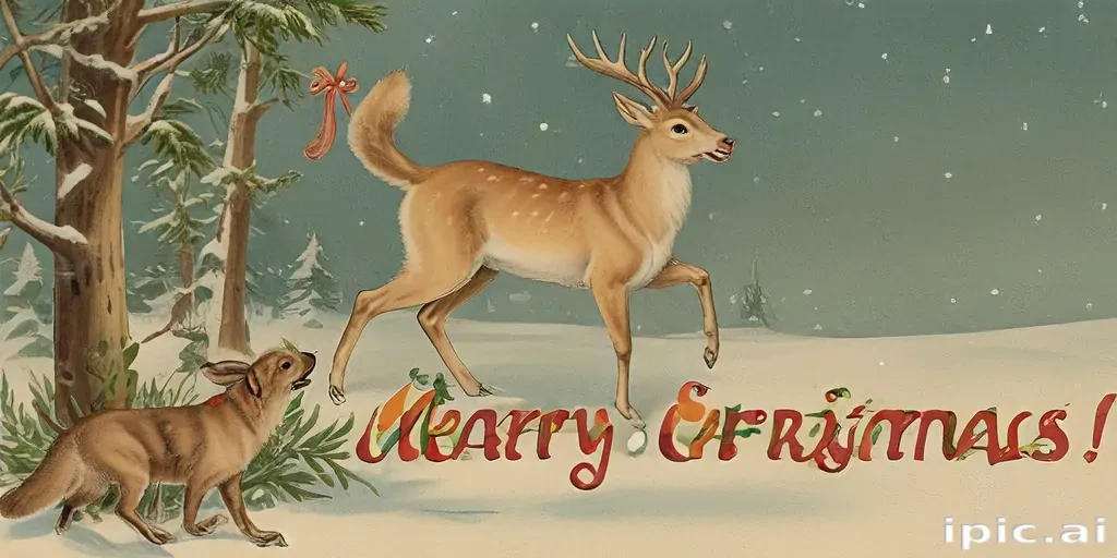 vintage merry christmas image