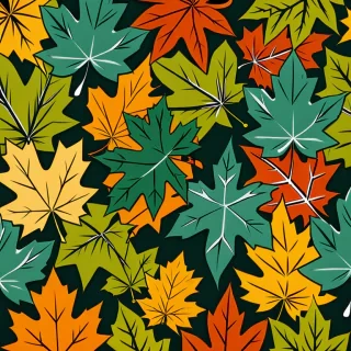 background of leaves