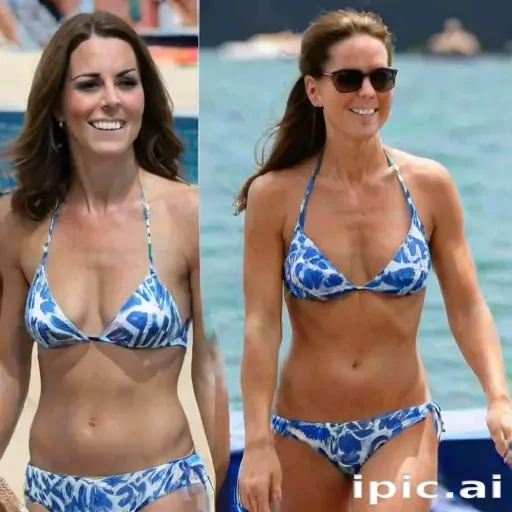 kate middleton en bikini