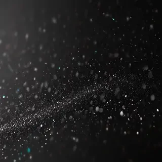 black background with glitter