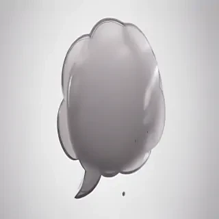 transparent thought bubble