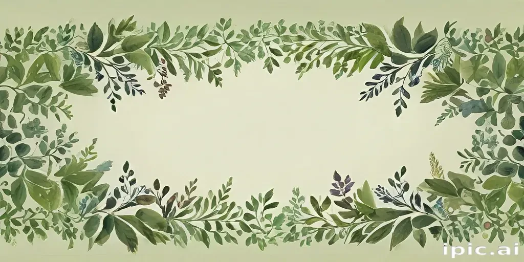 greenery border