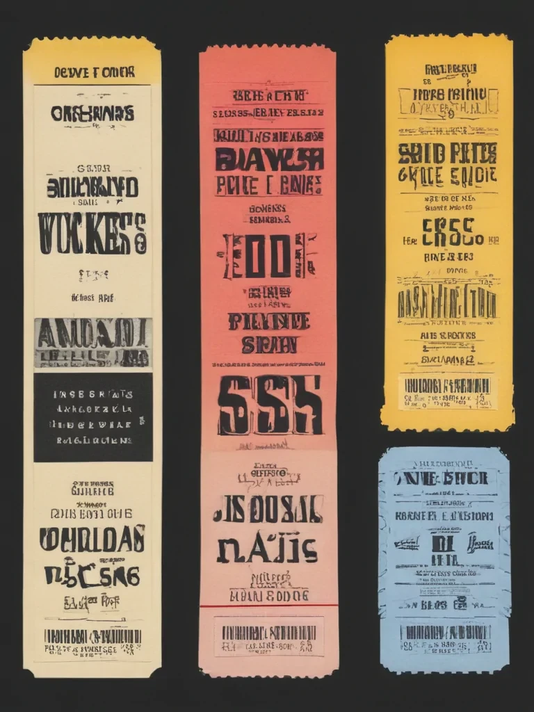 concert tickets png