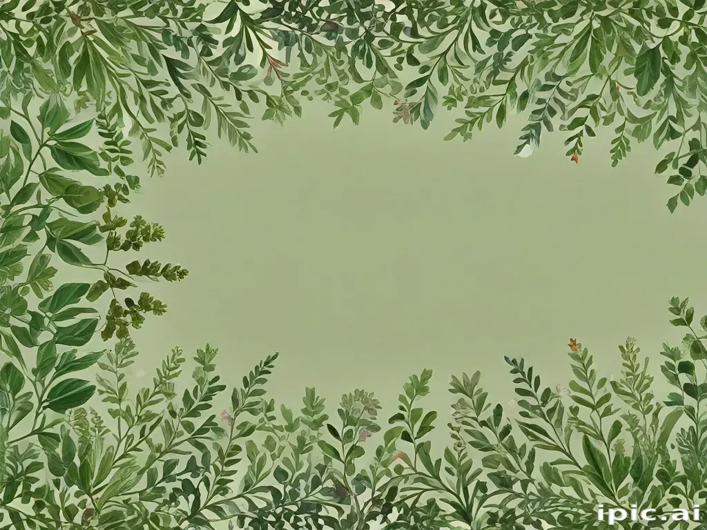 greenery border