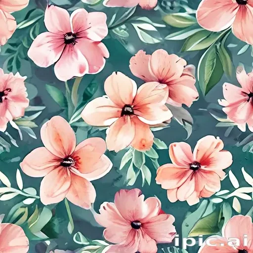 flower watercolor background