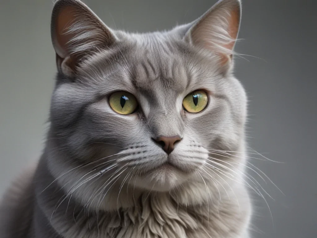 grey cat