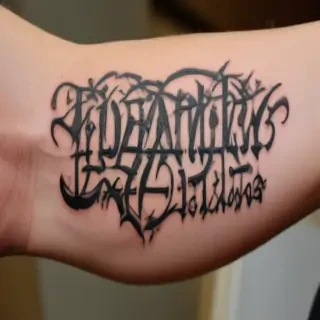 fear god tattoo