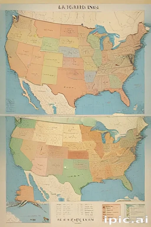 usa map states