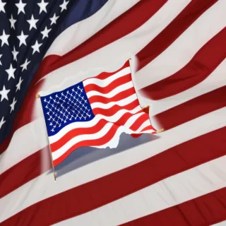 united states flag transparent
