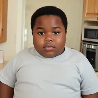 fat black kid