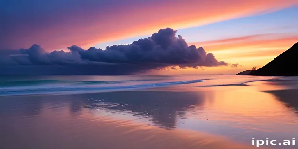 ios beach wallpaper