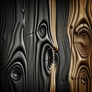 wood texture black