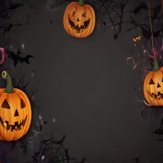 halloween border transparent