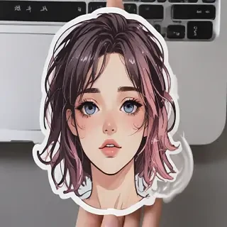 transparent aesthetic sticker