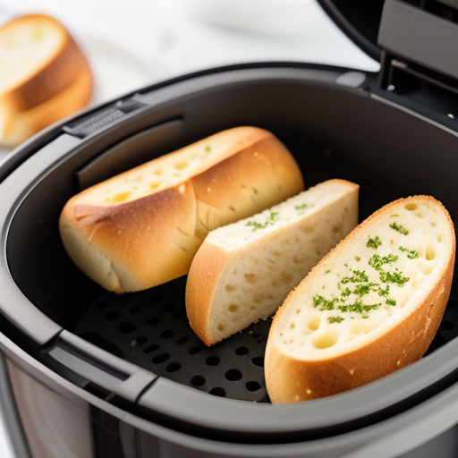 frozen garlic bread in air fryer