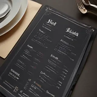 restaurant menu mockup free