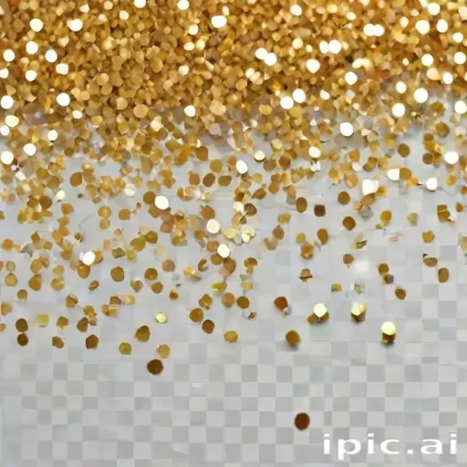 transparent background glitter