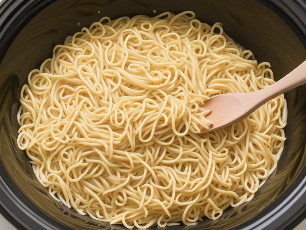 how long to cook egg noodles in crock pot