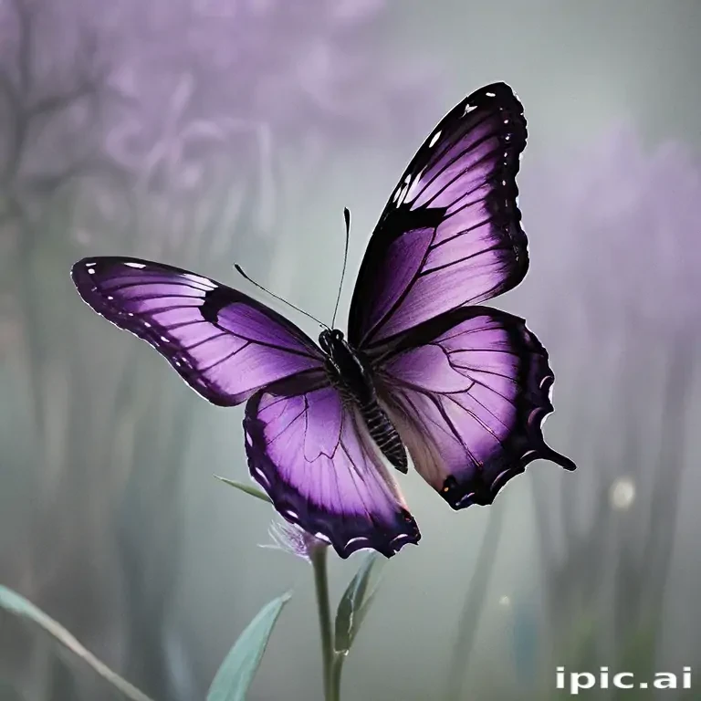 purple butterfly