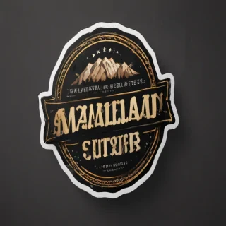 sticker mockup