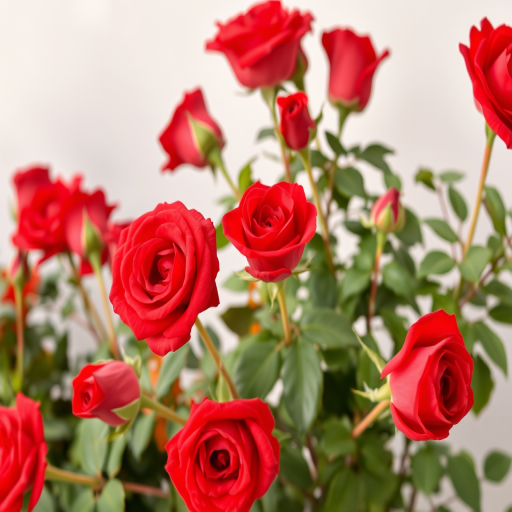 red roses aesthetic