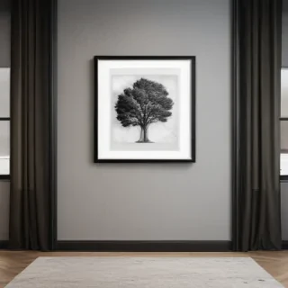 free wall art mockup