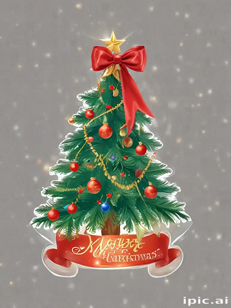 transparent merry christmas