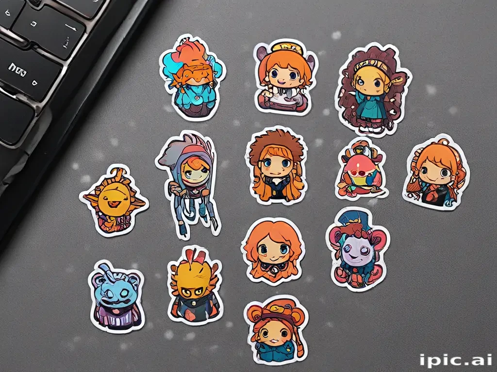 stickers mockup
