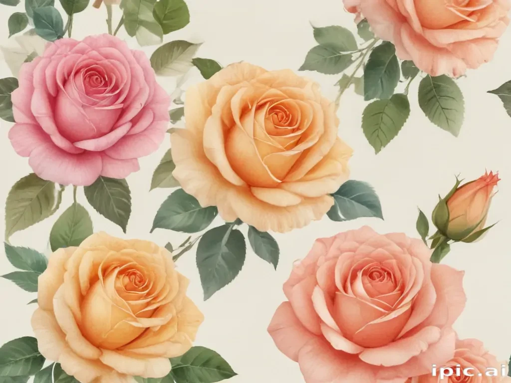 watercolor roses png