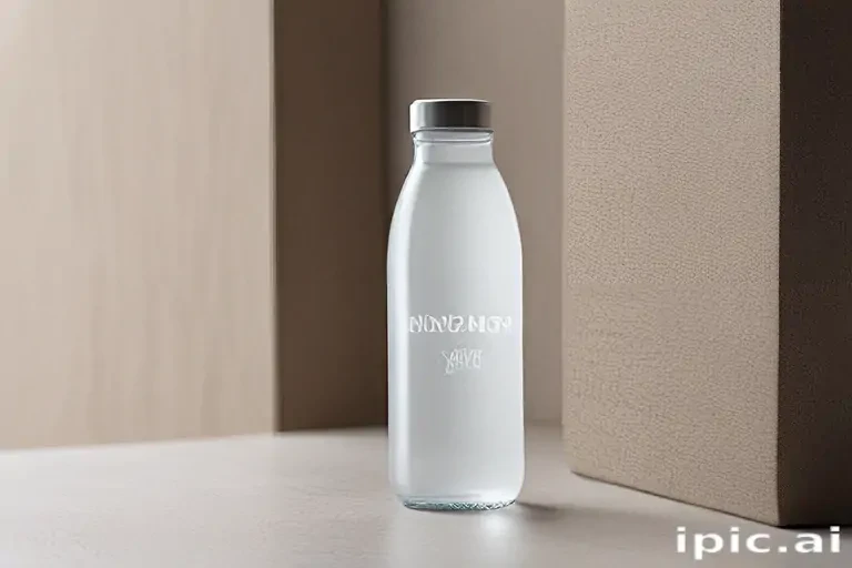 water bottle mockup