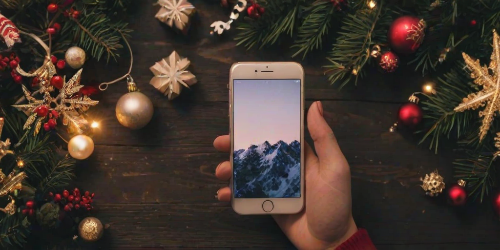 iphone christmas aesthetic wallpaper
