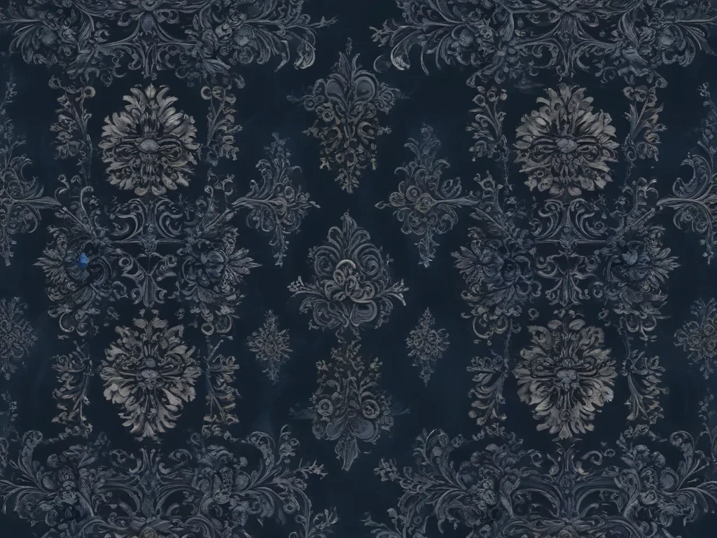 vintage dark blue aesthetic wallpaper