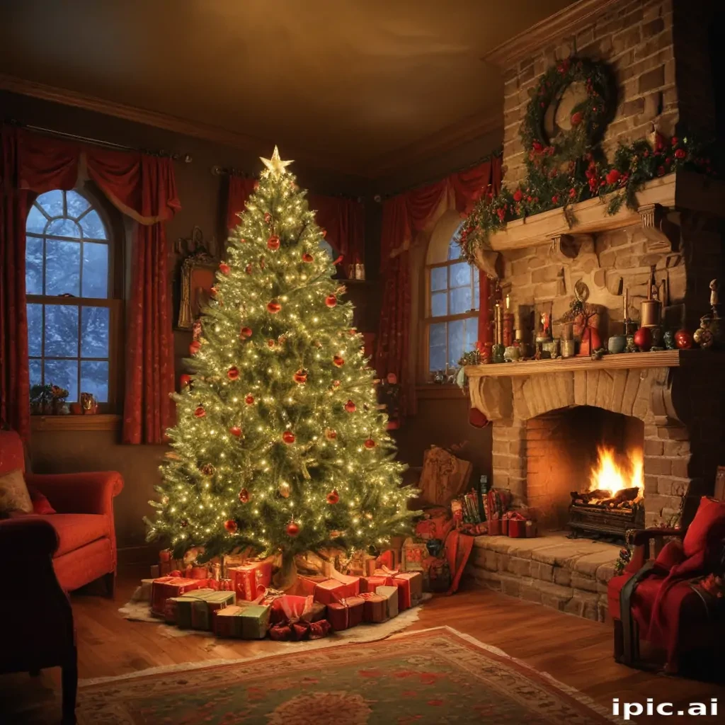 old fashioned christmas pictures