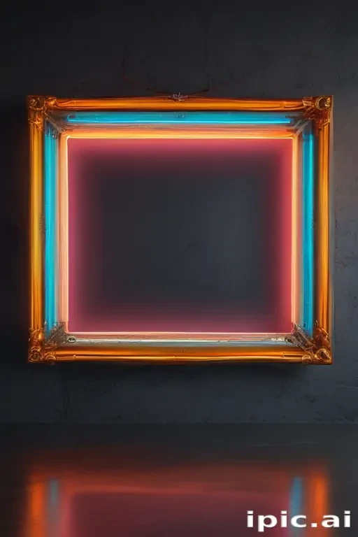 neon frame png