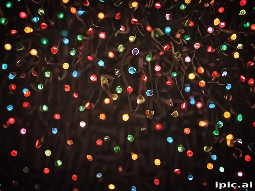 christmas lights iphone wallpaper
